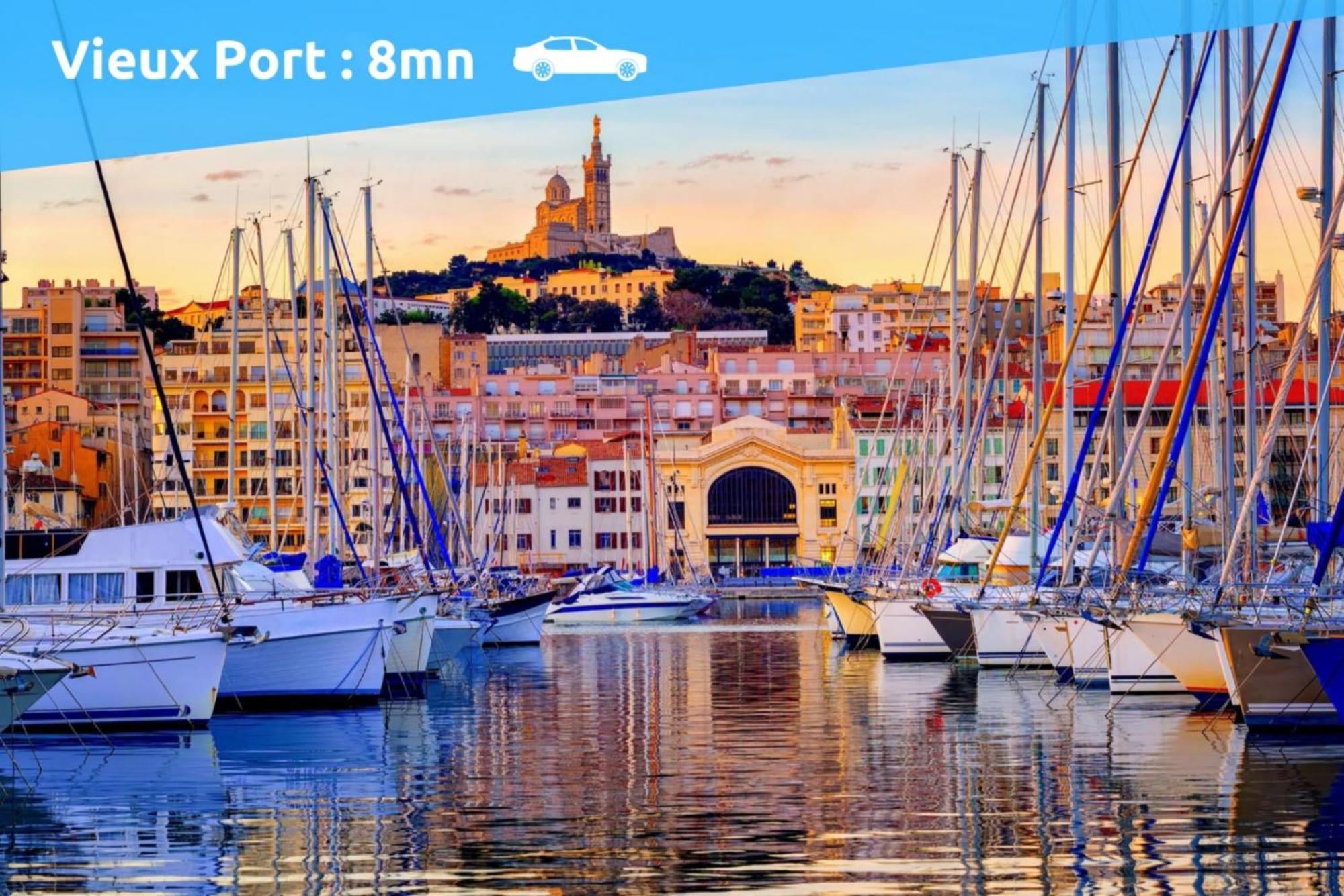 Roucas - Sud Passion - Calme - Fibre Apartment Marseille Exterior photo